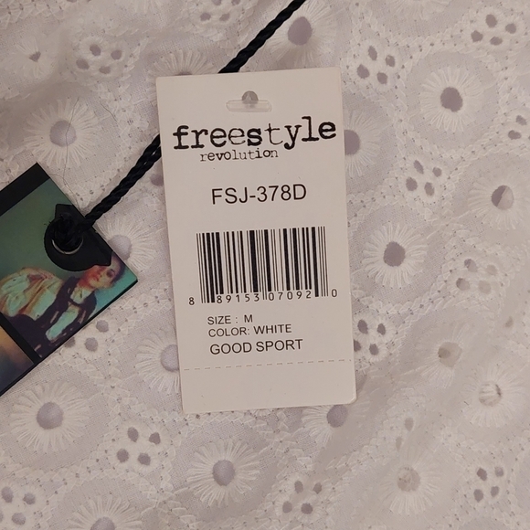 Freestyle Revolution White Eyelet Skirt size med - Picture 6 of 12